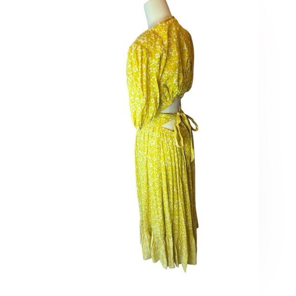 CLEOBELLA Alora Ankle Dress in Cassia Floral Midi Cottage size medium - Picture 3 of 9